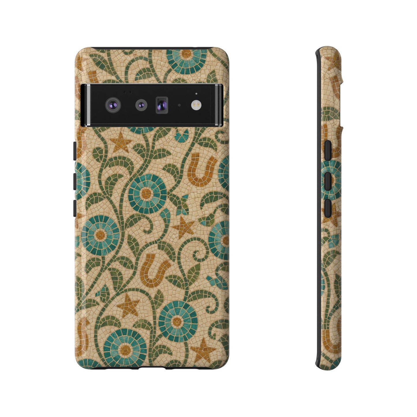 Turquoise Horseshoe Mosaic Tough Case