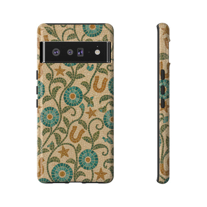 Turquoise Horseshoe Mosaic Tough Case
