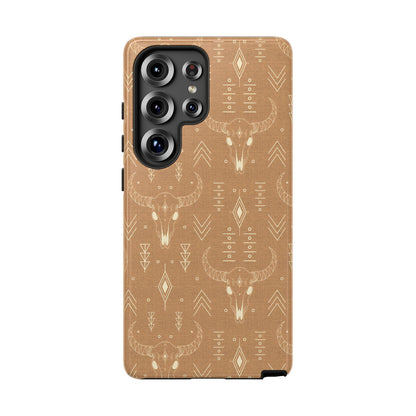 Boho Bull Skull Phone Case