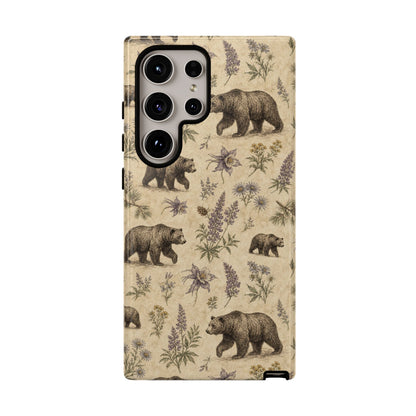 Floral Bear Tough Case