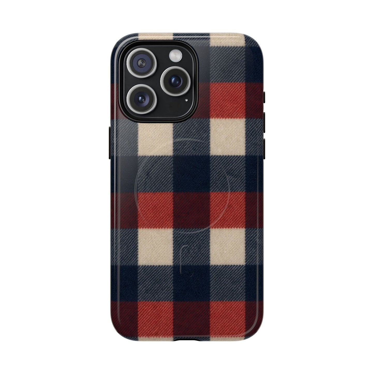 Patriotic Plaid Magnetic Case