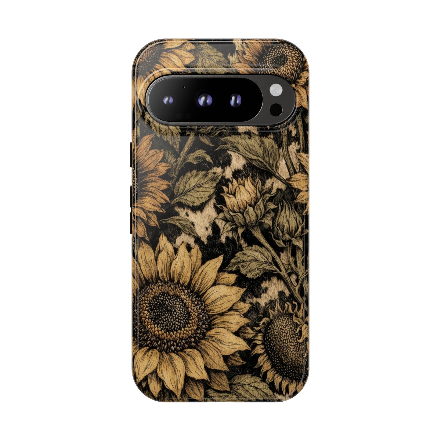 Cowhide Sunflowers Tough Case