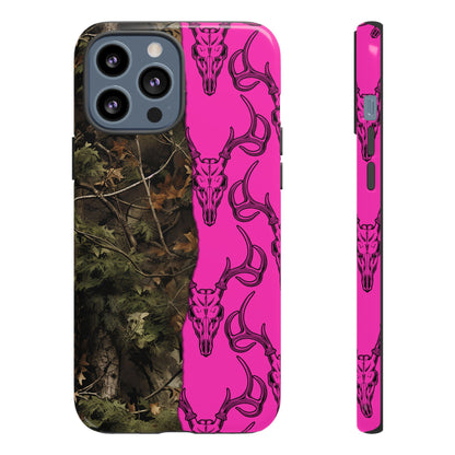 Camo Deer Skulls Pink Tough Case