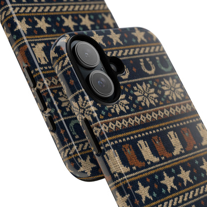 Fair Isle Boots Tough Case