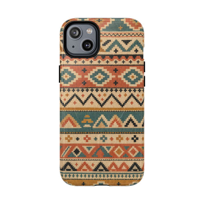 Stacked Aztec Magnetic Case