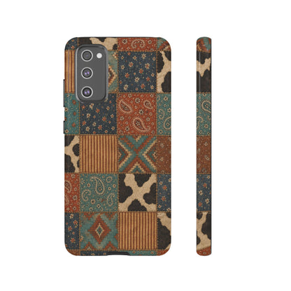 Turquoise Patchwork Tough Case