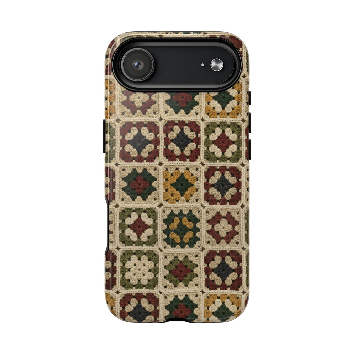 Christmas Granny Square Magnetic Case