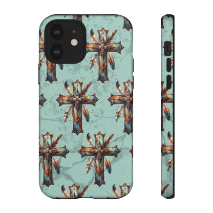 Crosses And Feathers Tough Case