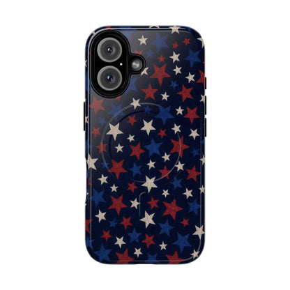 Patriotic Stars Magnetic Case