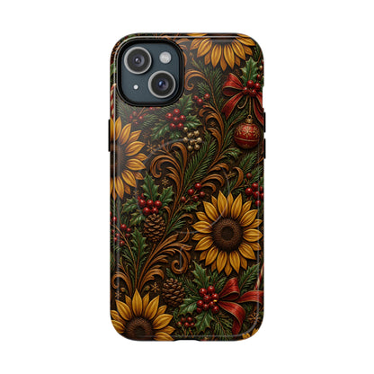 Christmas Sunflowers Magnetic Case
