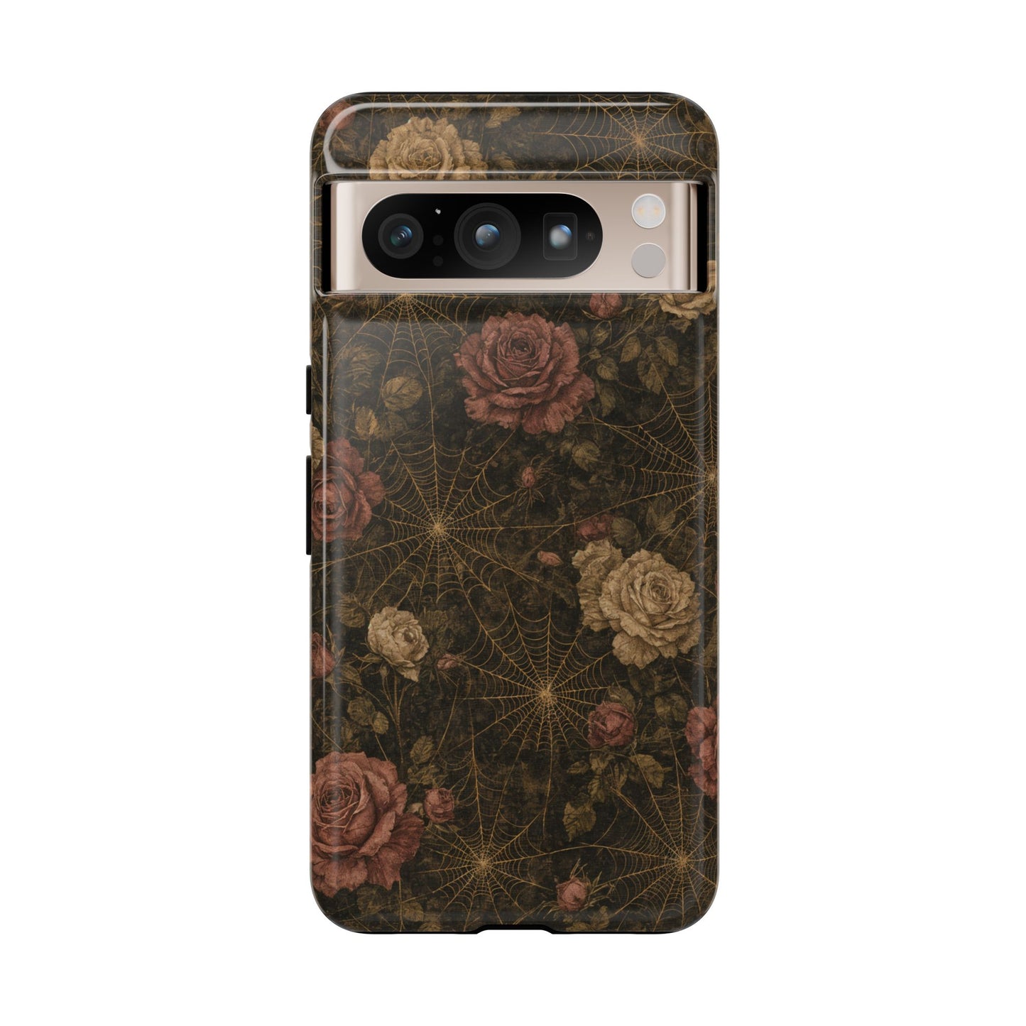 Spiderweb Rose Tough Case
