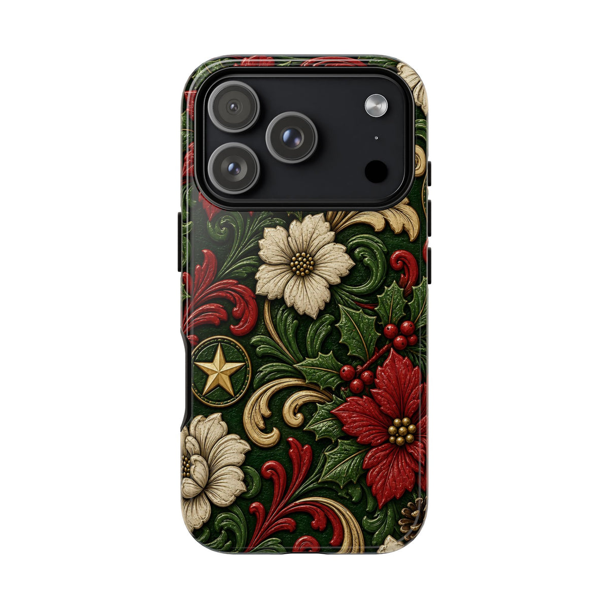 Tooled Christmas Stars Tough Case