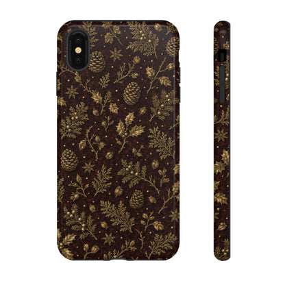 Brass Winter Botanicals Tough Case