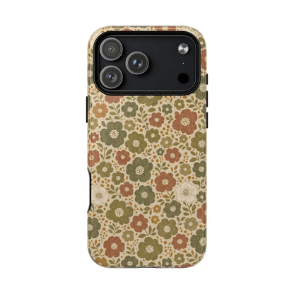 Retro Poppy Field Magnetic Case