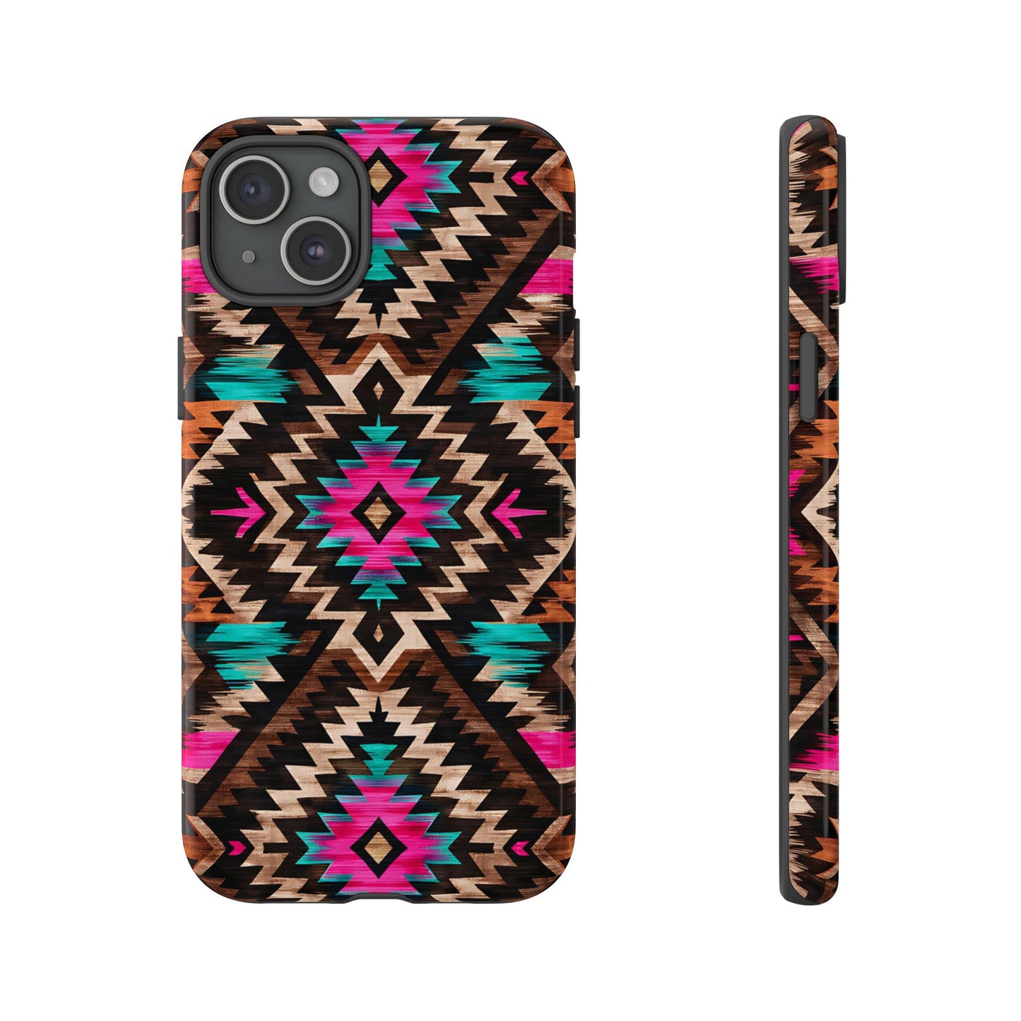 Neon Aztec Rug Tough Case