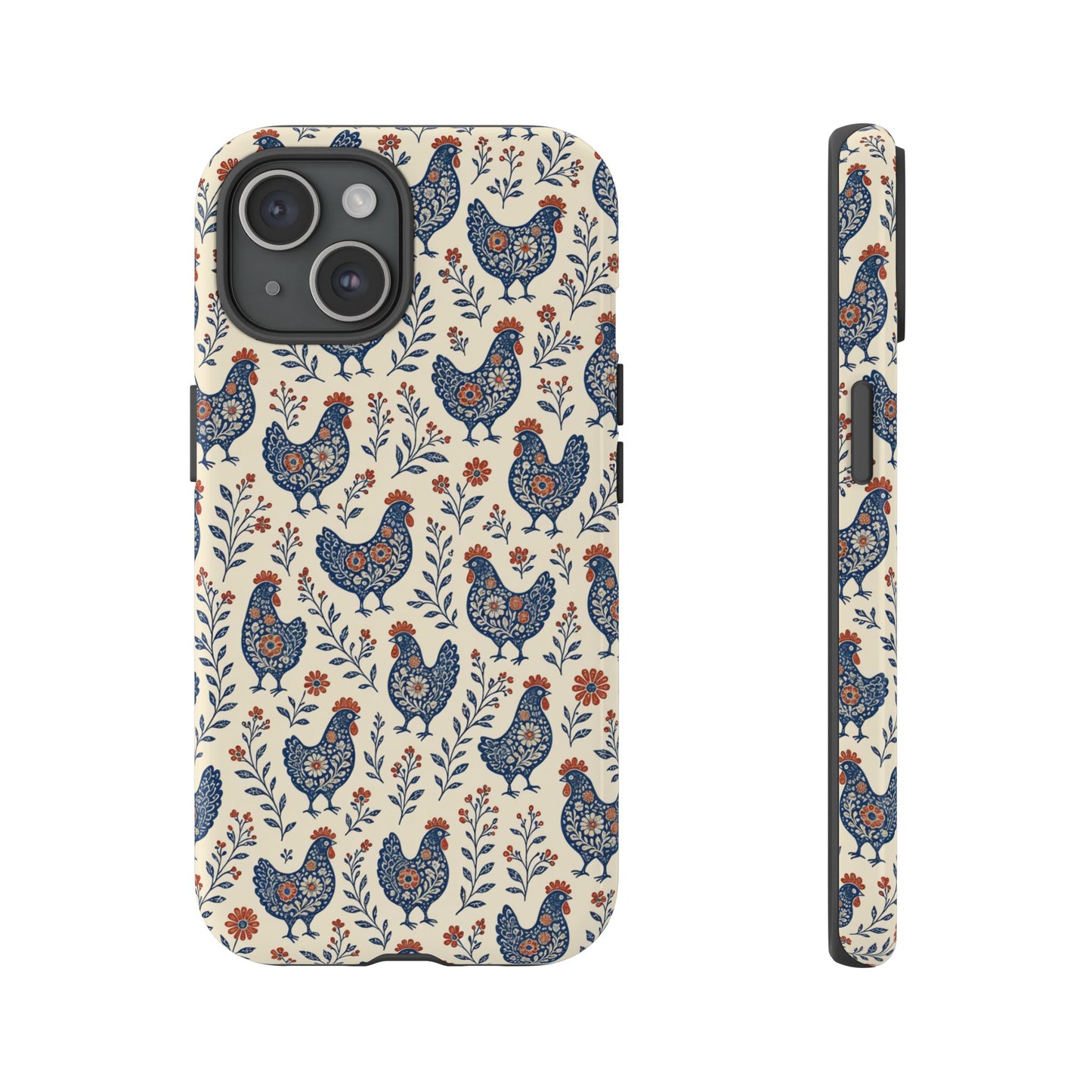 Folk Hens Tough Case