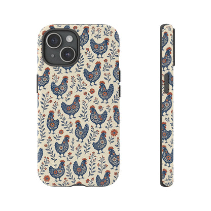 Folk Hens Tough Case