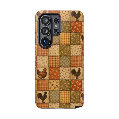 Chickens Patchwork Tough Case