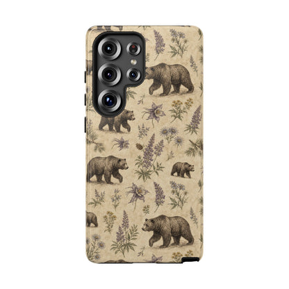 Floral Bear Tough Case