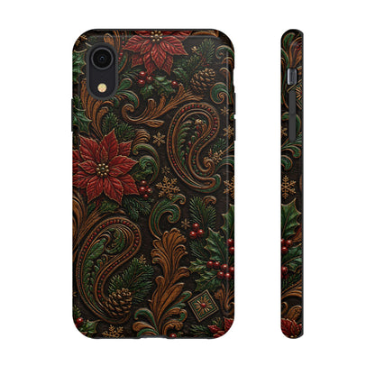 Carved Christmas Paisley Tough Case