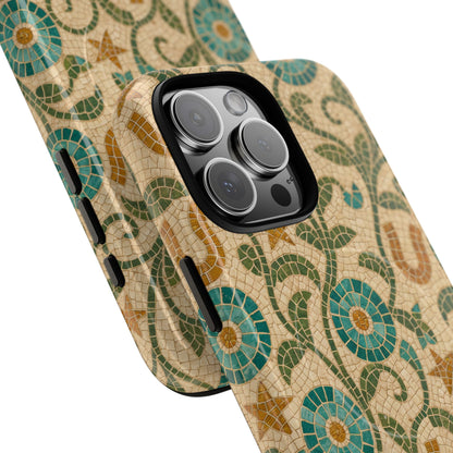 Turquoise Horseshoe Mosaic Magnetic Case