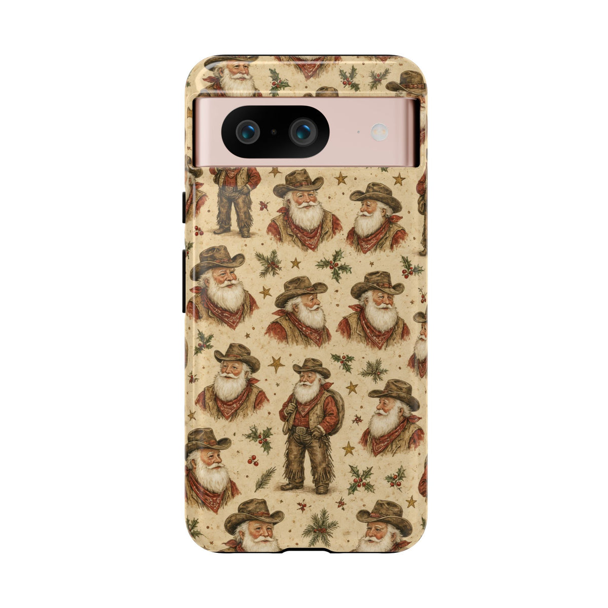 Cowboy Santa Portraits Tough Case