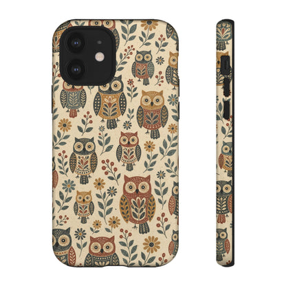 Folk Owls Tough Case