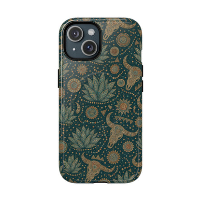 Ornate Skull Magnetic Case