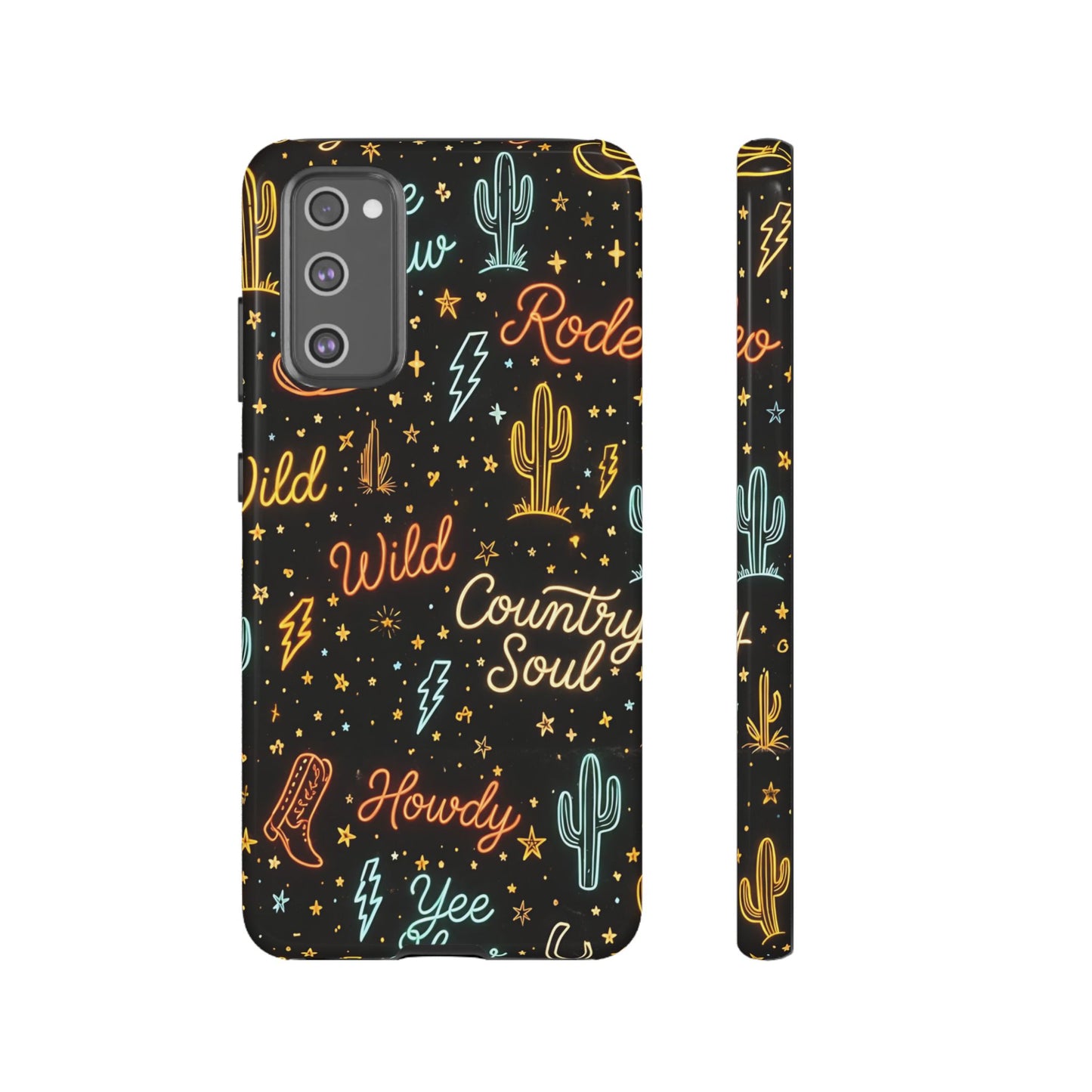 Neon Western Script Tough Case