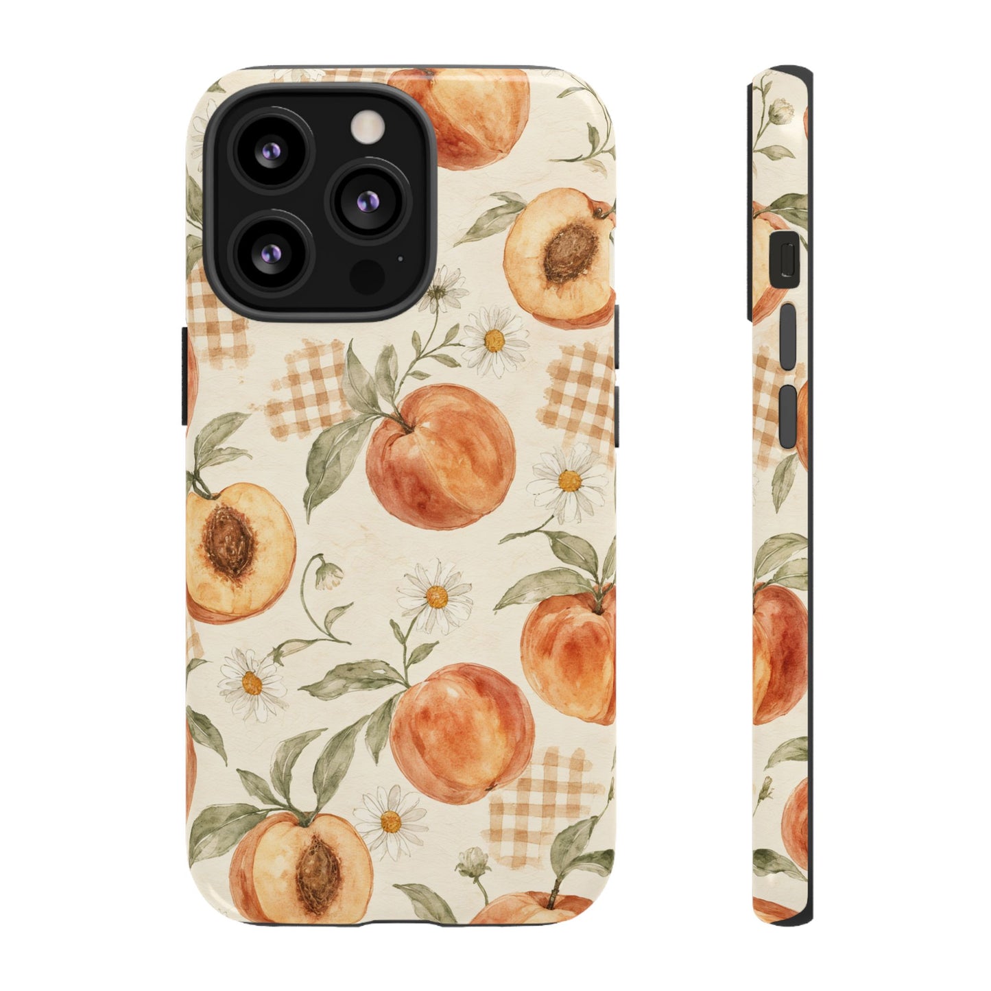Peachy Gingham Tough Case