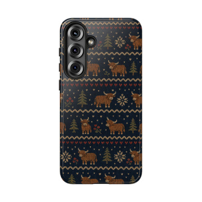 Highland Cow Sweater Tough Case