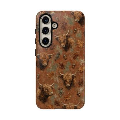 Autumn Highland Cow Tough Case