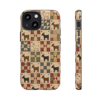 Goat Quilt Tough Case