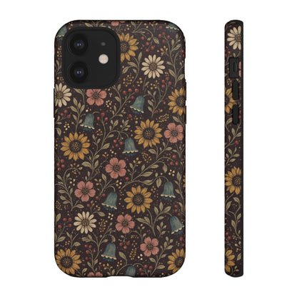 Plum Folk Floral Tough Case