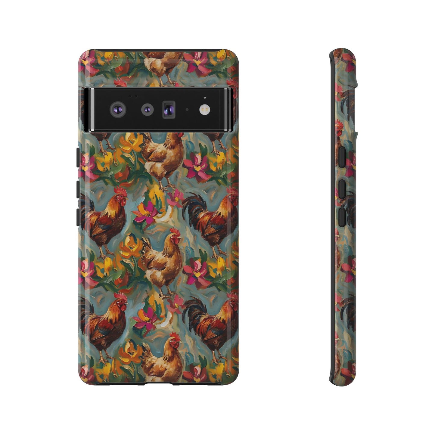 Painted Chickens Tough Case
