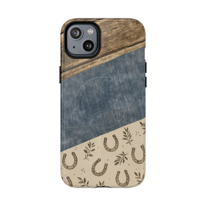 Barnwood Denim Magnetic Case