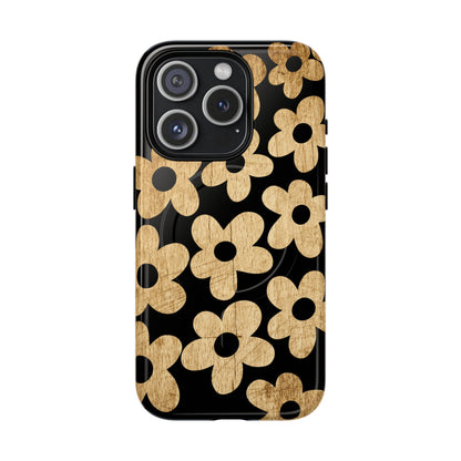 Retro Flower Magnetic Case