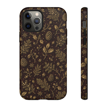 Brass Winter Botanicals Tough Case