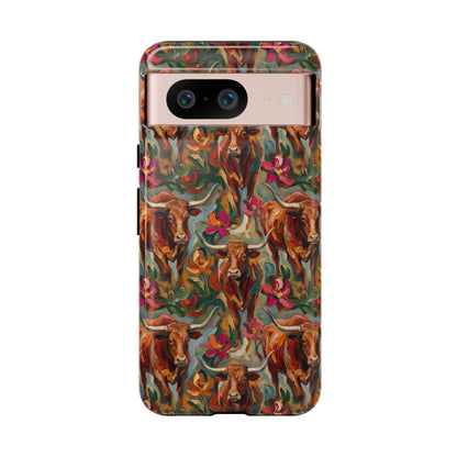Painted Longhorns Tough Case