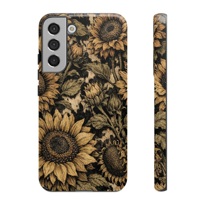 Cowhide Sunflowers Tough Case