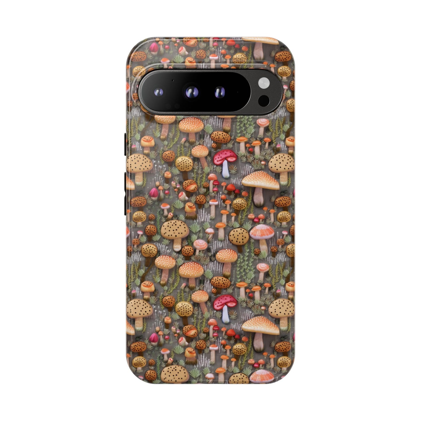 Pink Mushroom Tough Phone Case