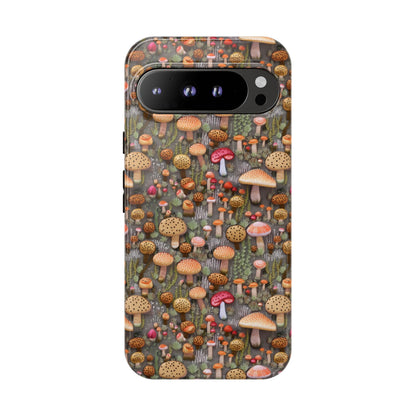 Pink Mushroom Tough Phone Case