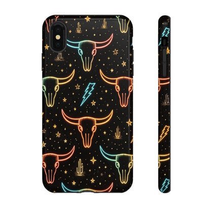 Neon Longhorns Tough Case