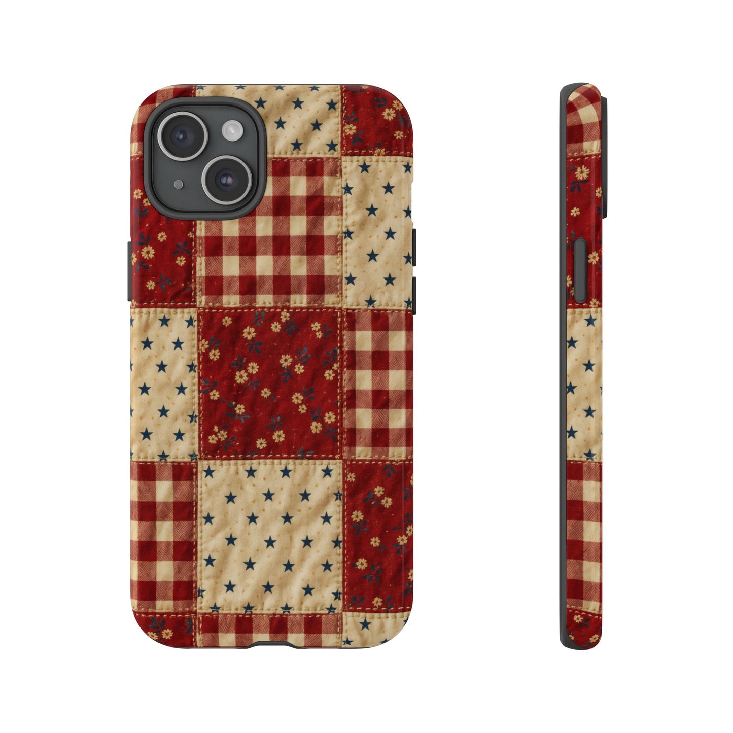 Gingham Stars Tough Case