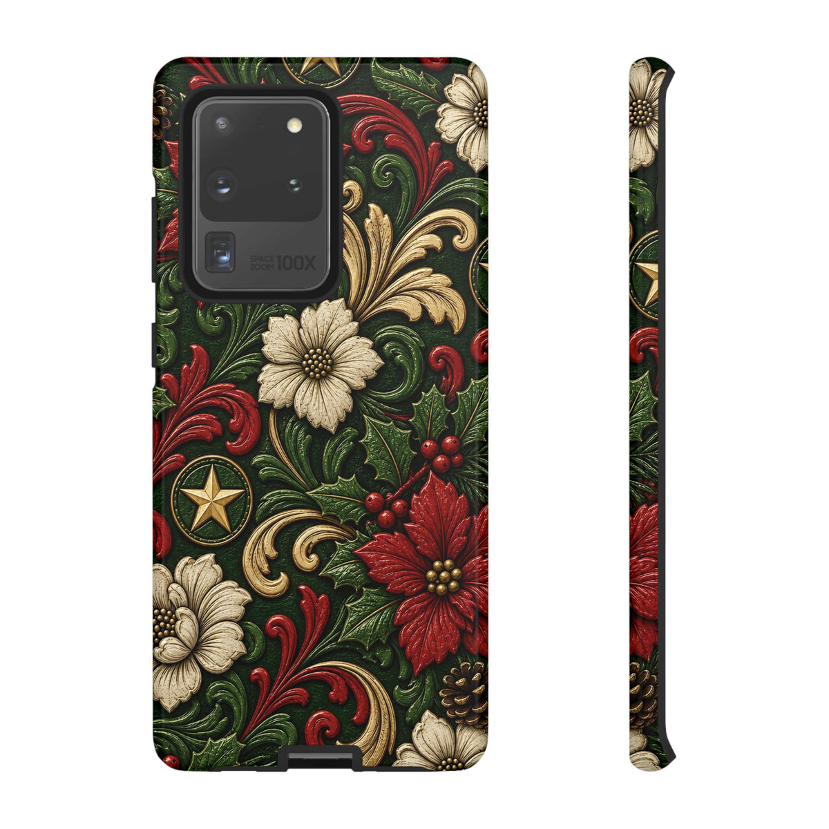 Tooled Christmas Stars Tough Case