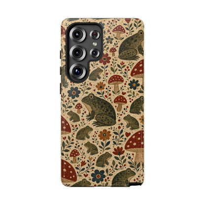 Folk Frog Toadstool Tough Case
