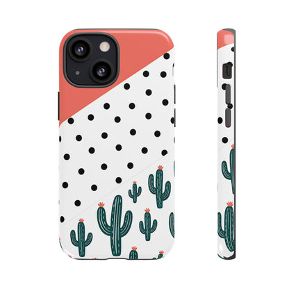 Polka Dot Cactus Tough Case