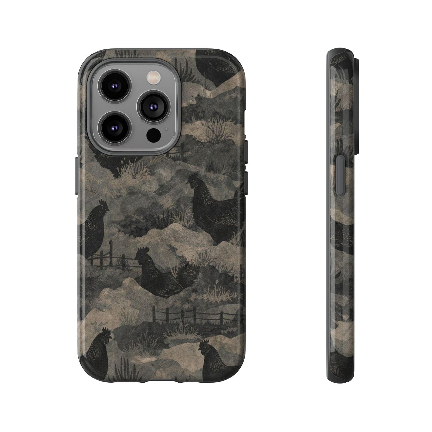 Camo Chickens Tough Case