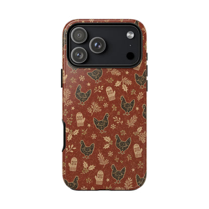 Christmas Hens Tough Case