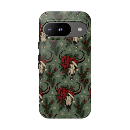 Santa Bull Skulls Tough Case
